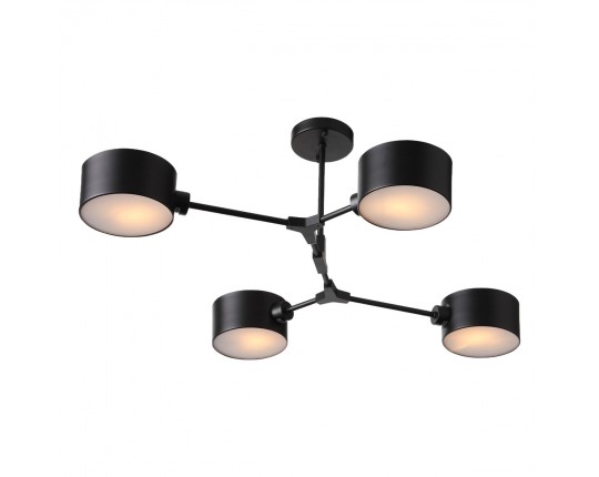 SLE183402-04 Светильник потолочный Черный/Черный E14 4*60W