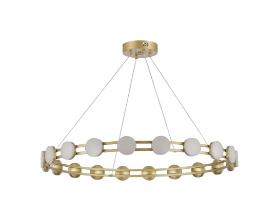 SL6610.203.20 Светильник подвесной ST-Luce золотистый/белый LED 1*40W 4000K