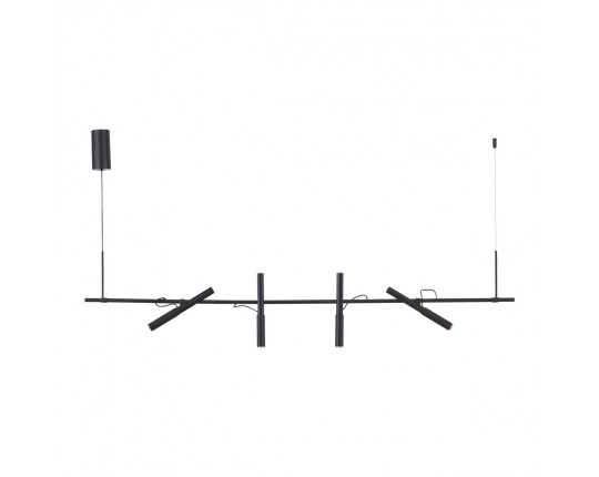 SL6210.403.04 Светильник подвесной ST-Luce Черный/Черный, Золотистый LED 4*3W 3000K