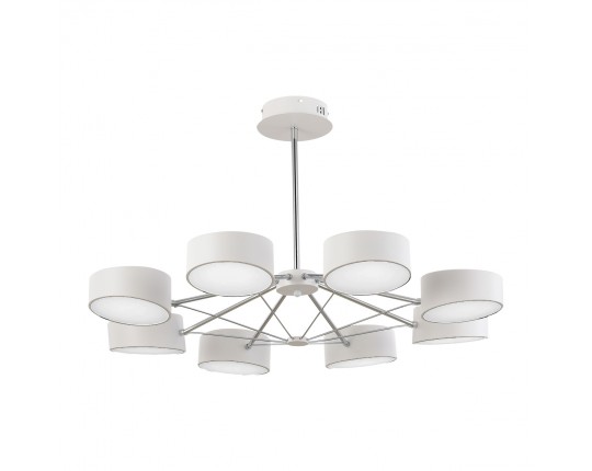 SLE6005-502-08 Светильник потолочный Белый, Хром/Белый LED 8*10W