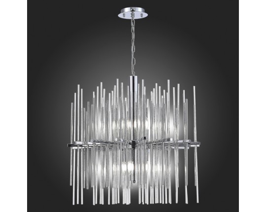 SL1628.103.08 Люстра подвесная ST-Luce Хром/Прозрачный, Хром E14 8*40W