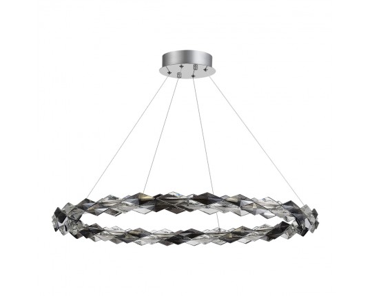 SL6009.113.01 Люстра подвесная ST-Luce Хром/Прозрачно-Дымчатый LED 1*30W 3000K