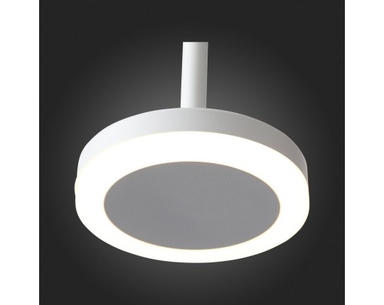 ST104.503.06 Светильник подвесной Белый LED 1*6W 3000K 468Lm Ra>80 120° IP20 D112xH184 170-240V