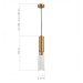 SL1192.353.01 Светильник подвесной ST-Luce Латунь/Латунь, Белый GU10 1*5W 4000K