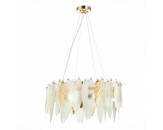 SL1224.203.08 Люстра подвесная ST-Luce Золотистый/Прозрачный, Белый E14 8*60W