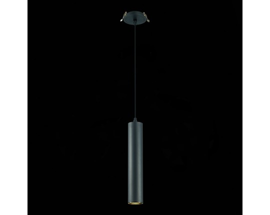 ST151.408.01 Встраиваемый подвесной светильник Черный GU10 1*50W  IP20 D54xH290 220V Без ламп