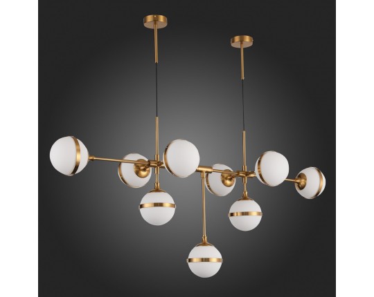 SL1157.303.09 Светильник подвесной ST-Luce Бронза/Белый E14 9*40W