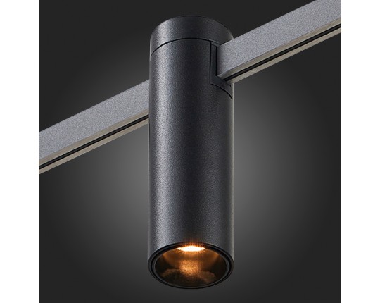 ST810.406.05 Магнитный трековый светильник FARM Черный LED 1*5W 3000K 227Lm Ra90 60 IP20 D35xH112 24