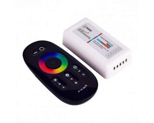 ST9002.500.00RGBW Контроллер RGBW лент + пульт управления (RF-радио) 4-канальный DC12-24V; 24А