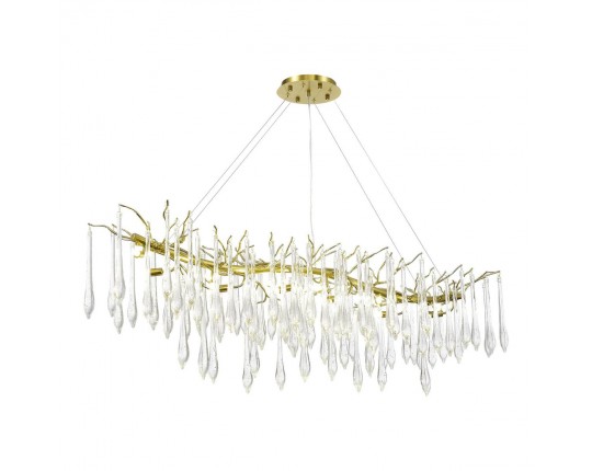 SL1660.213.12 Светильник подвесной ST-Luce Шампань/Шампань, Прозрачный G9 12*5W 4000K