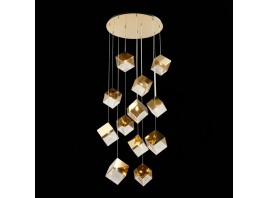 SL1182.203.12 Светильник подвесной ST-Luce Золотистый/Прозрачный, Золотистый G9 12*5W