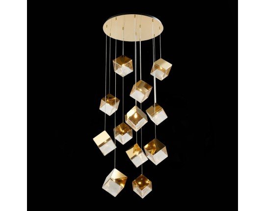 SL1182.203.12 Светильник подвесной ST-Luce Золотистый/Прозрачный, Золотистый G9 12*5W