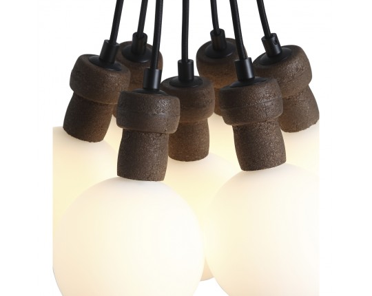 SL6226.403.07 Светильник подвесной ST-Luce Черный/Белый G9 7*5W 4000K