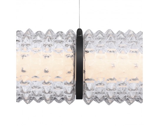 SL6144.413.01 Светильник подвесной ST-Luce черный/прозрачный LED 1*37W 4000K