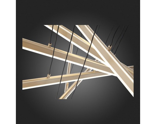 SL394.223.06 Светильник подвесной ST-Luce Матовое золото/Белый LED 6*16,6W 4000K