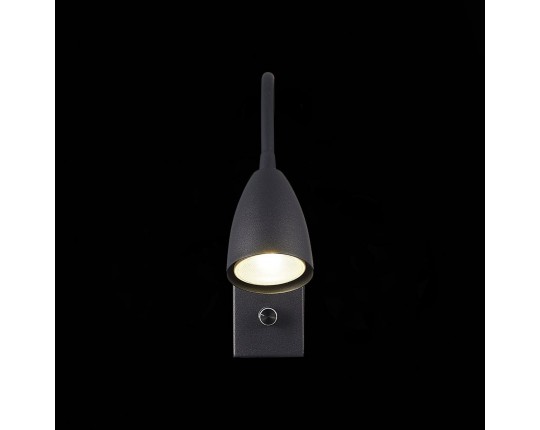 SL1014.401.01 Светильник настенный ST-Luce Черный/Черный GU10 1*3W
