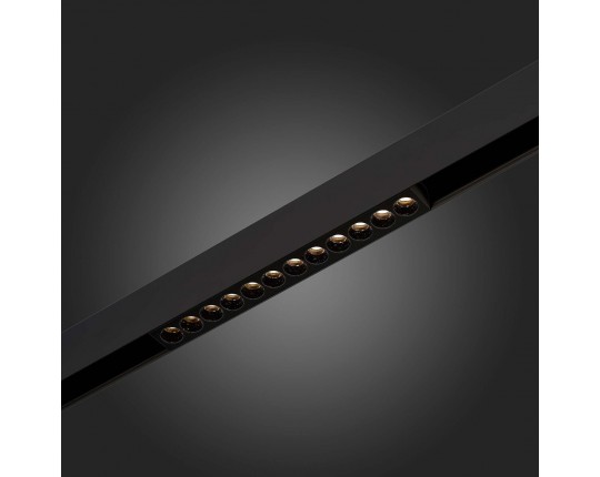 ST806.446.12 Магнитный трековый светильник Черный LED 1*12W 4000K 550Lm Ra>90 36° IP20 L220xW22xH44