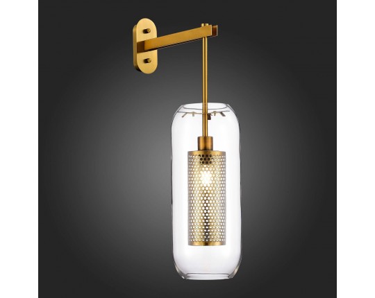 SL1048.301.01 Бра ST-Luce Латунь/Прозрачный E14 1*40W