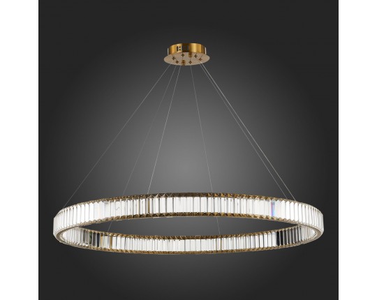 SL1622.313.01 Люстра подвесная ST-Luce Латунь/Прозрачный LED 1*68W 4000K