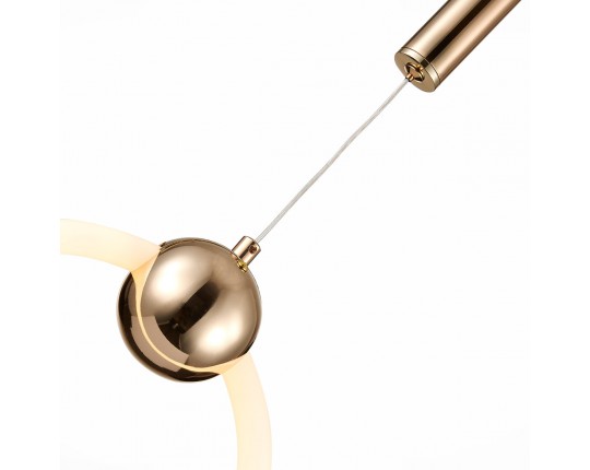 SL1578.203.01 Подвес ST-Luce Золотистый/Золотистый, Белый LED 1*15W 3000K