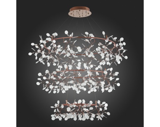 SL379.203.486 Люстра подвесная ST-Luce Медный/Белый LED 486*0,5W 3500K  (из 3-х коробок)