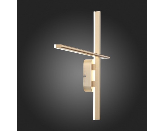 SL394.201.02 Светильник настенный ST-Luce Матовое золото/Белый LED 2*10W 4000K