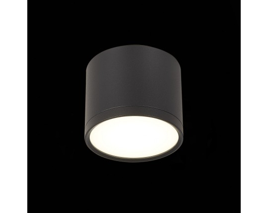 ST113.442.09 Светильник потолочный Черный LED 1*9W 4000K 702Lm Ra>90 120° IP20 D88xH75 170-240V