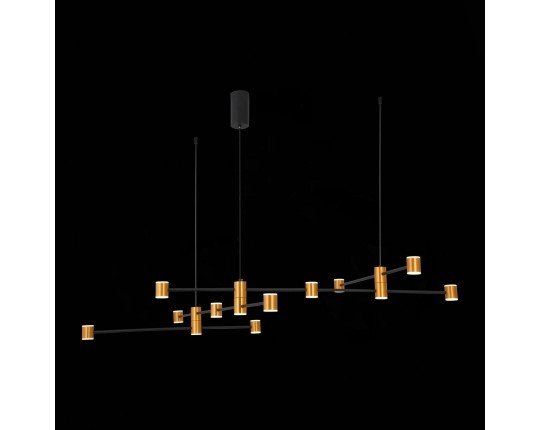 SL1596.423.22 Светильник подвесной ST-Luce Золотистый, Черный/Белый LED 22*3W 3000K