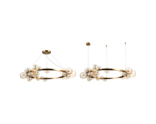 SL1165.303.24 Светильник подвесной ST-Luce Бронза/Коньячный G4 24*5W