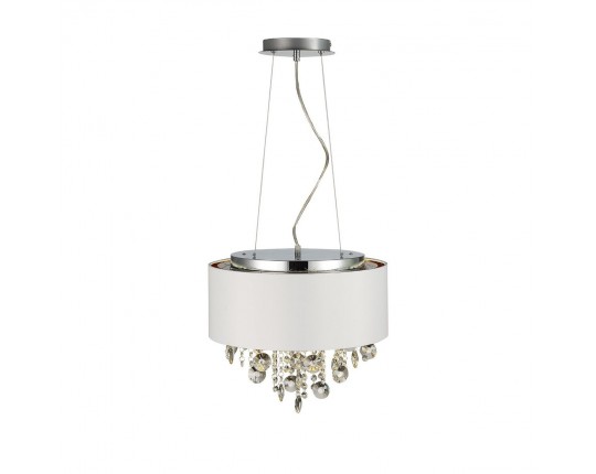 SL1350.503.04 Светильник подвесной ST-Luce Хром/Белый, Золотистый, Прозрачный E14 4*40W