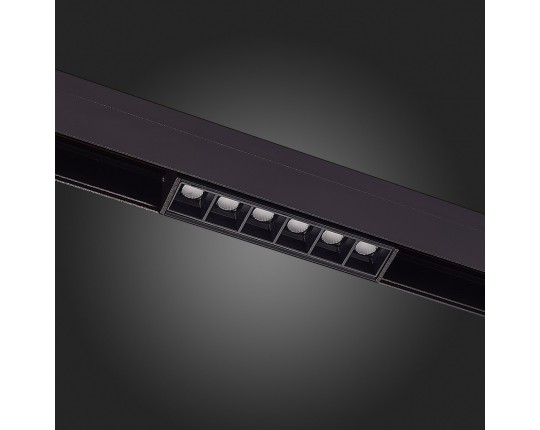 ST361.446.06 Магнитный трековый светильник Черный LED 1*6W 4000K 532Lm Ra>90 36° IP20 L115xW22xH44 4