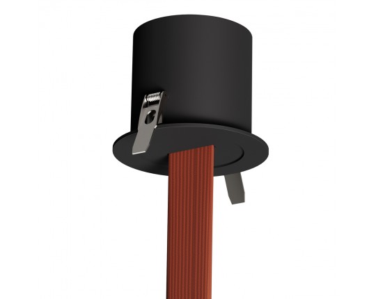 ST411.408.00 Встроенная база для подвода питания ST-Luce Черный