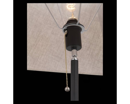 SLE302.415.01 Торшер ST-Luce Черный, Коричневый/Бежевый E27 1*40W