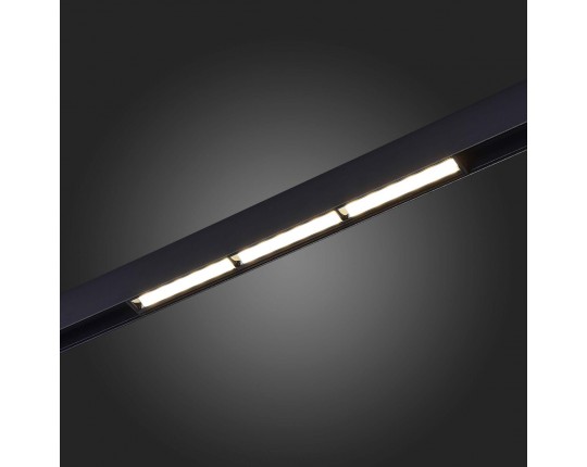 ST804.446.18 Магнитный трековый светильник Черный LED 1*18W 4000K 1 100Lm Ra>90 120° IP20 L330xW22xH