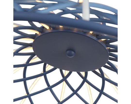 SL6016.703.01 Светильник подвесной ST-Luce Синий/Синий LED 1*20W 3000K