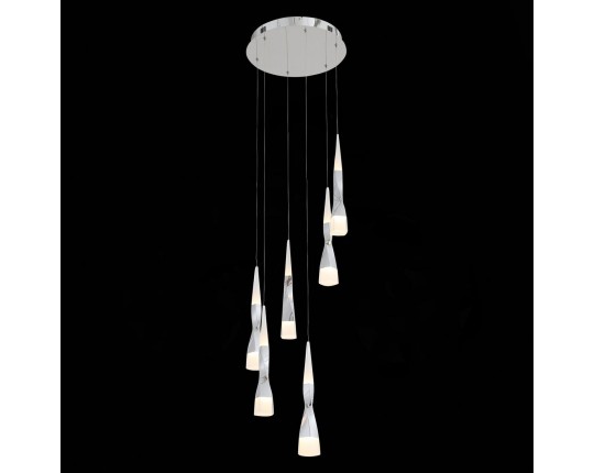 SL405.103.06 Светильник подвесной ST-Luce Хром/Хром, Белый LED 6*7W 3000K