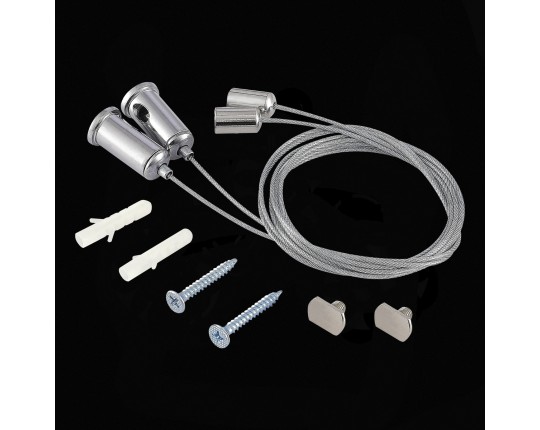 ST017.029.09 Комплект подвесов для ST017.129.09 ST-Luce Серебристый