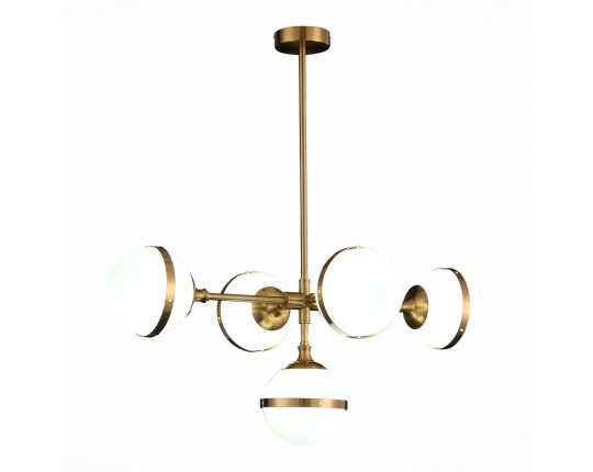 SL1157.303.05 Светильник потолочный ST-Luce Бронза/Белый E14 5*40W