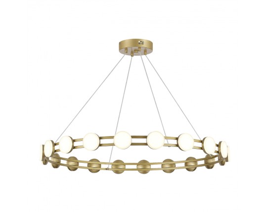 SL6610.203.20 Светильник подвесной ST-Luce золотистый/белый LED 1*40W 4000K