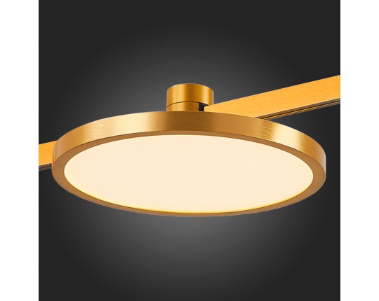 ST818.206.12 Магнитный трековый светильник FARM Золотистый LED 1*10W 3000K 520Lm Ra80 120 IP20 D168x