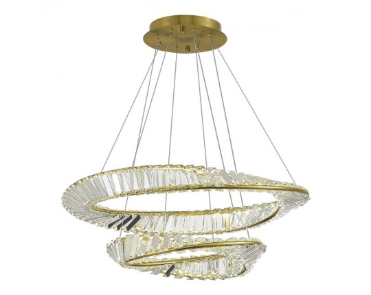 SL6204.301.02 Светильник подвесной ST-Luce Латунь/Прозрачный LED 1*52W 4000K