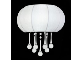 SL350.051.02 Бра ST-Luce Хром/Белый, Прозрачный E14 2*40W