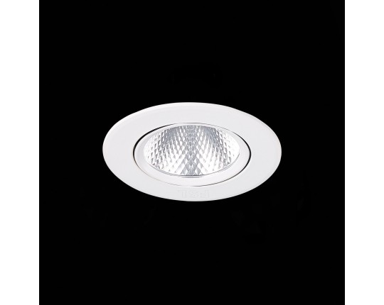 ST211.538.06.24 Св-к встр. Белый LED 1*6W 3000K 480Lm Ra80 24° IP20 D86xH50 220-240V