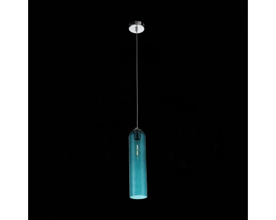 SL1145.183.01 Светильник подвесной ST-Luce хром/зеленый E27 1*60W