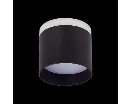 ST102.442.09 Светильник потолочный Черный LED 1*9W 4000K 702Lm Ra>80 120° IP20 D79xH75 170-240V