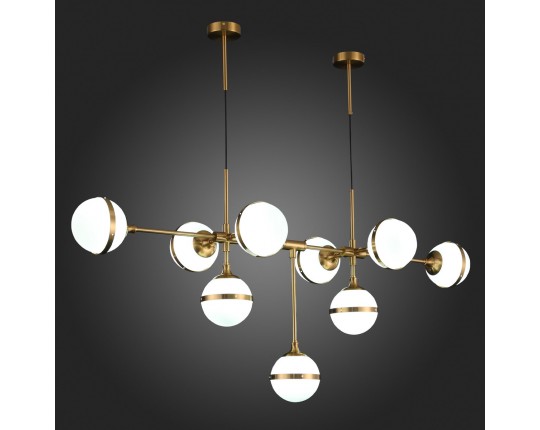 SL1157.303.09 Светильник подвесной ST-Luce Бронза/Белый E14 9*40W