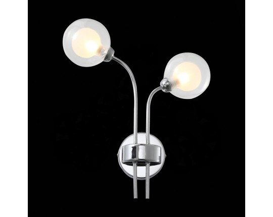 SL431.101.02 Бра ST-Luce Хром/Прозрачный, Белый G9 2*5W