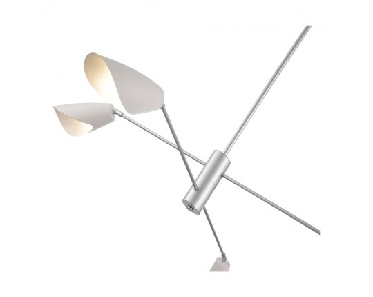 SLE1254-103-04 Светильник подвесной Серебристый/Белый E14 4*60W