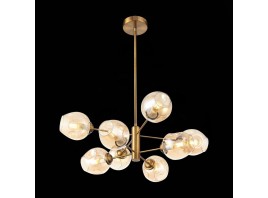 SL1500.203.08 Светильник подвесной ST-Luce Золотистый/Янтарный E14 8*40W