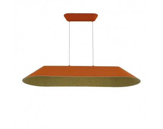 SL3001.823.01 Светильник подвесной ST-Luce Оранжевый,Серый/Оранжевый,Серый LED 1*32W